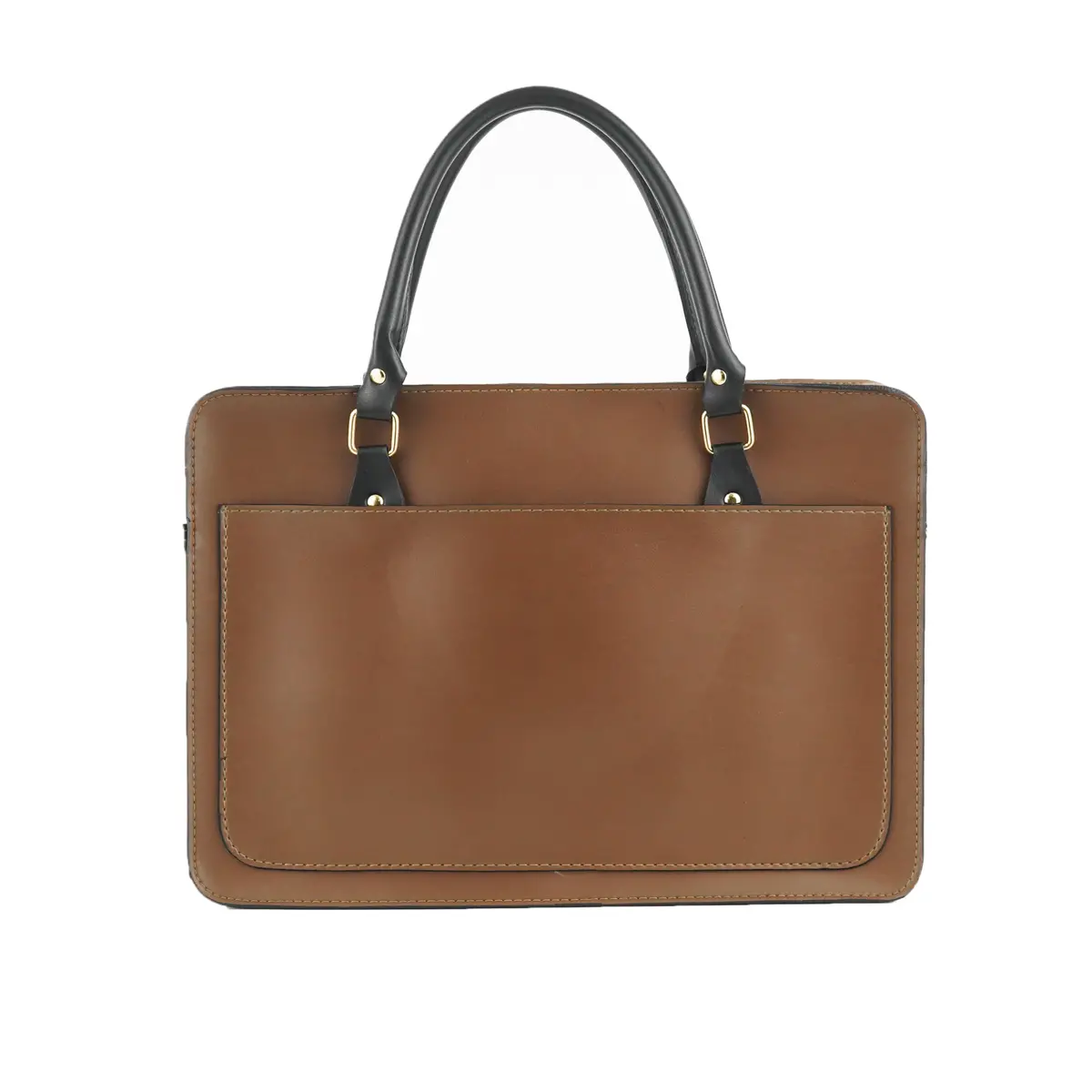 Multi Pockets Laptop Bag (Brown) 1