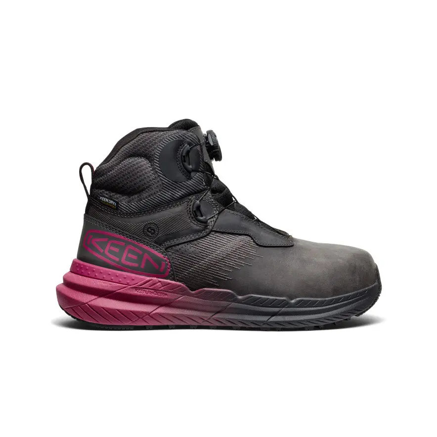 Women's Snapline Cf Waterproof Boot (Carbon Toe)  |  Magnet/Black 1