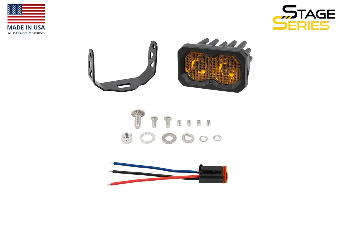 Stage Series 2" Ssc2 2.0 Sae Yellow Sport / Pro / Max Standard Led Pod (One) 6