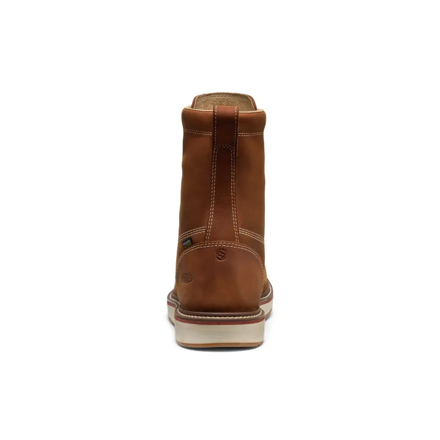Men's Liberty 8" Waterproof Boot (Soft Toe) | Leather Brown/Birch 5