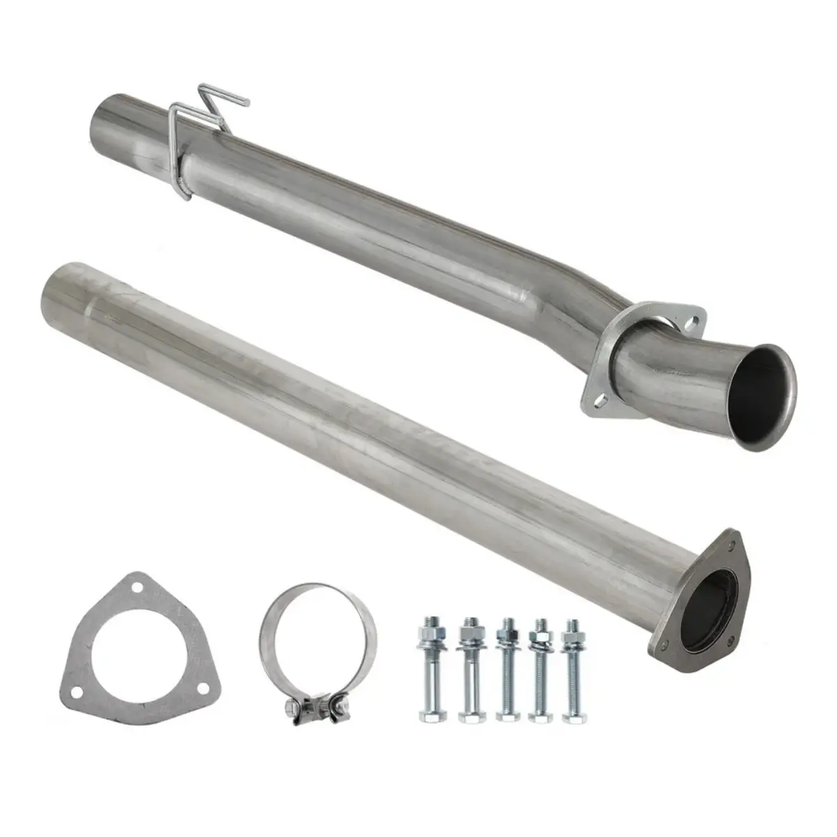 4" Cat & Dpf Delete Pipe Exhaust For 2011-2023 6.7L Ford F250 F350 F450 1