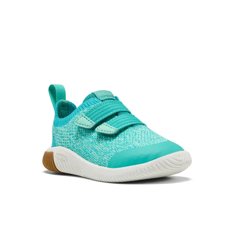 Toddlers' Knx Knit Double Strap | Bright Aqua/Cabbage 3