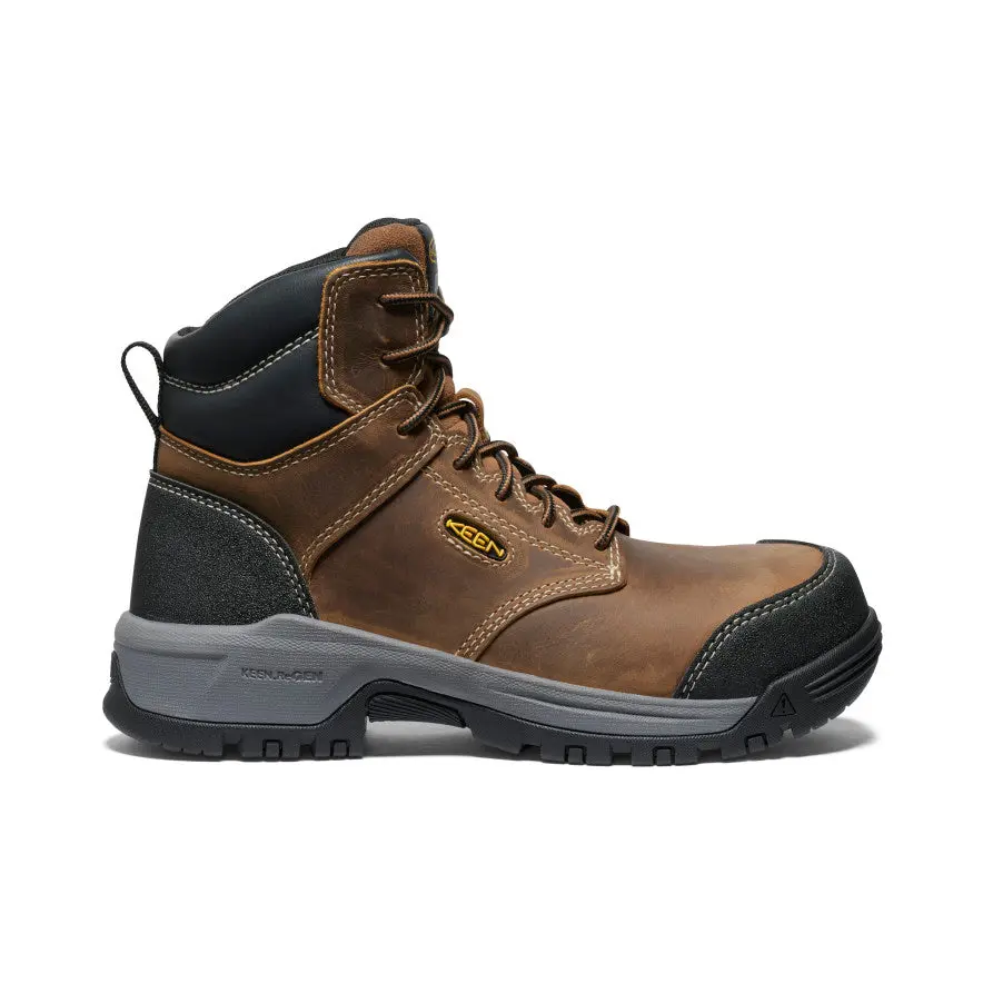 Women's Evanston 6" Esd Boot (Carbon Toe)  |  Bison/Black 1