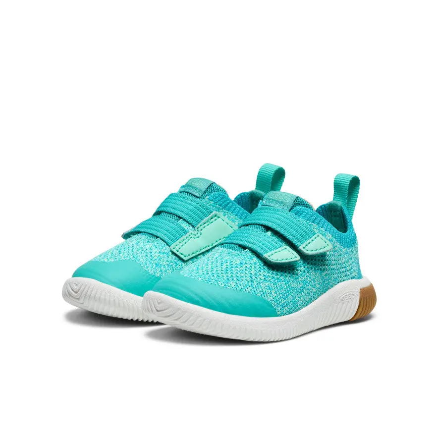 Toddlers' Knx Knit Double Strap | Bright Aqua/Cabbage 2