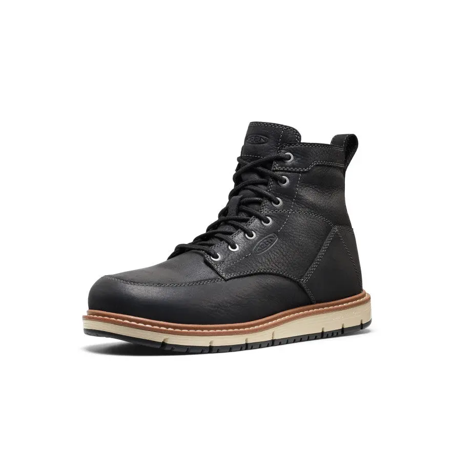 Men's San Jose 6" Boot (Aluminum Toe) | Black/Caramel Cafe 3