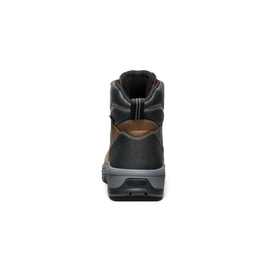 Men's Evanston 6" Waterproof Boot (Soft Toe) | Bison/Black 5