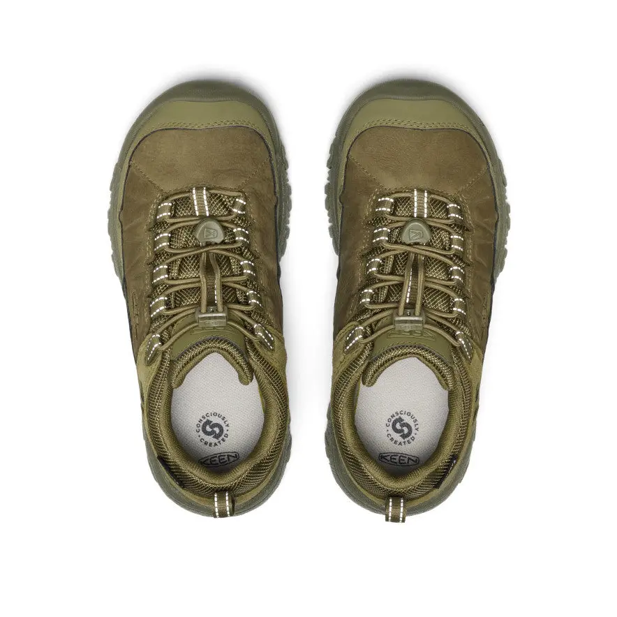Big Kids' Targhee Iv Waterproof Hiking Shoe | Martini Olive 4