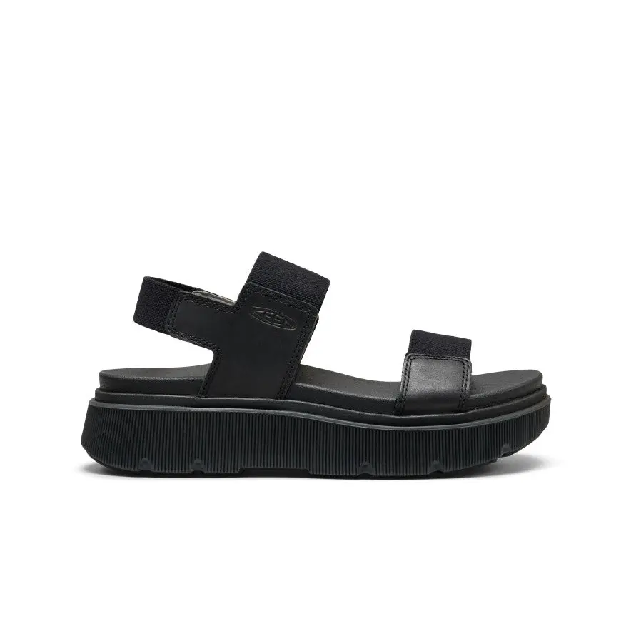 Women's Elle Mila Backstrap Sandal  |  Black/Black 1