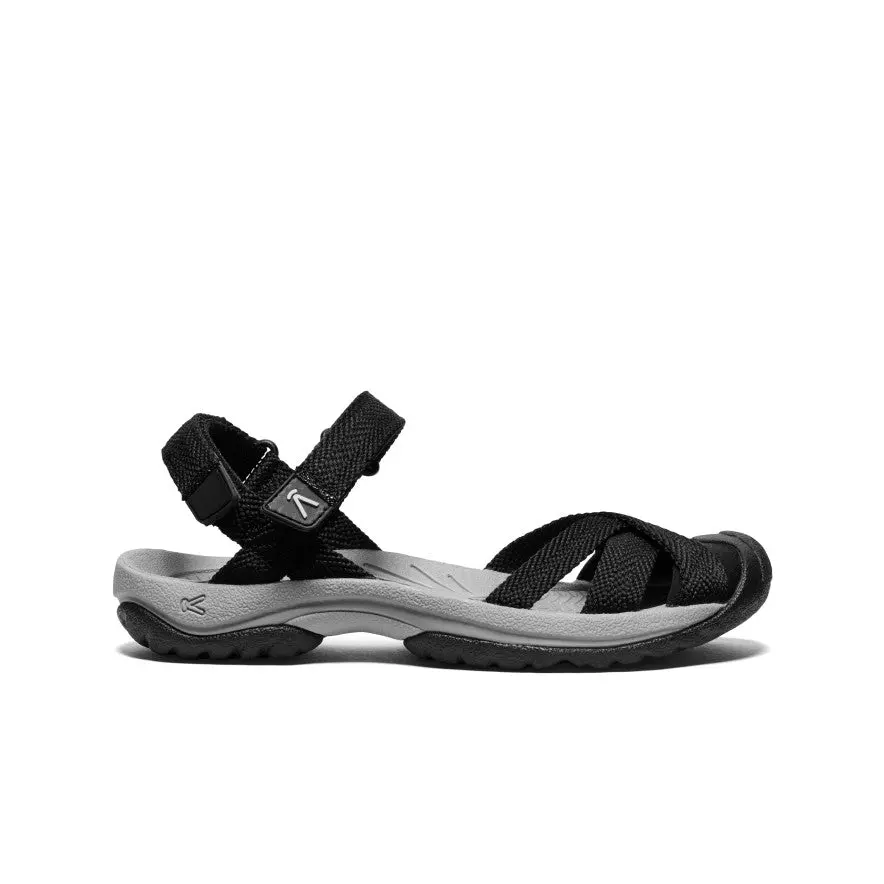 Women's Bali Strap Sandal  |  Black/Alloy 1