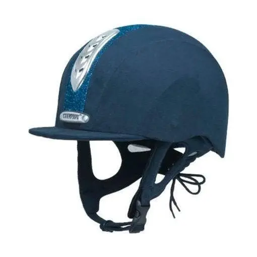 Champion Junior X-Air Dazzle Plus - Riding Hat - Navy 1