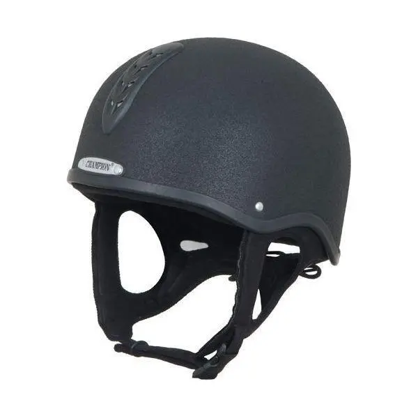 Champion Junior X-Air Plus Jockey Riding Hat - Black 1