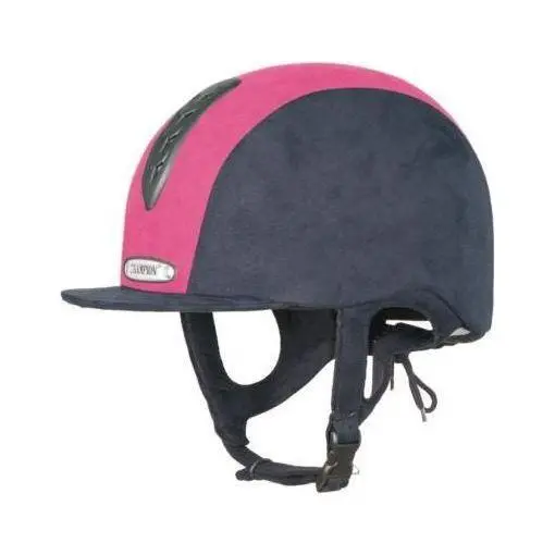 Champion Junior X-Air Plus - Riding Hat - Navy/Hot Pink 1