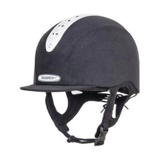 Champion Revolve X-Air Mips Peaked Riding Hat - Black 1