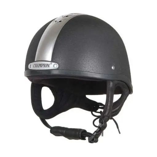 Champion Ventair Deluxe Skull Helmet - Black/Silver 1