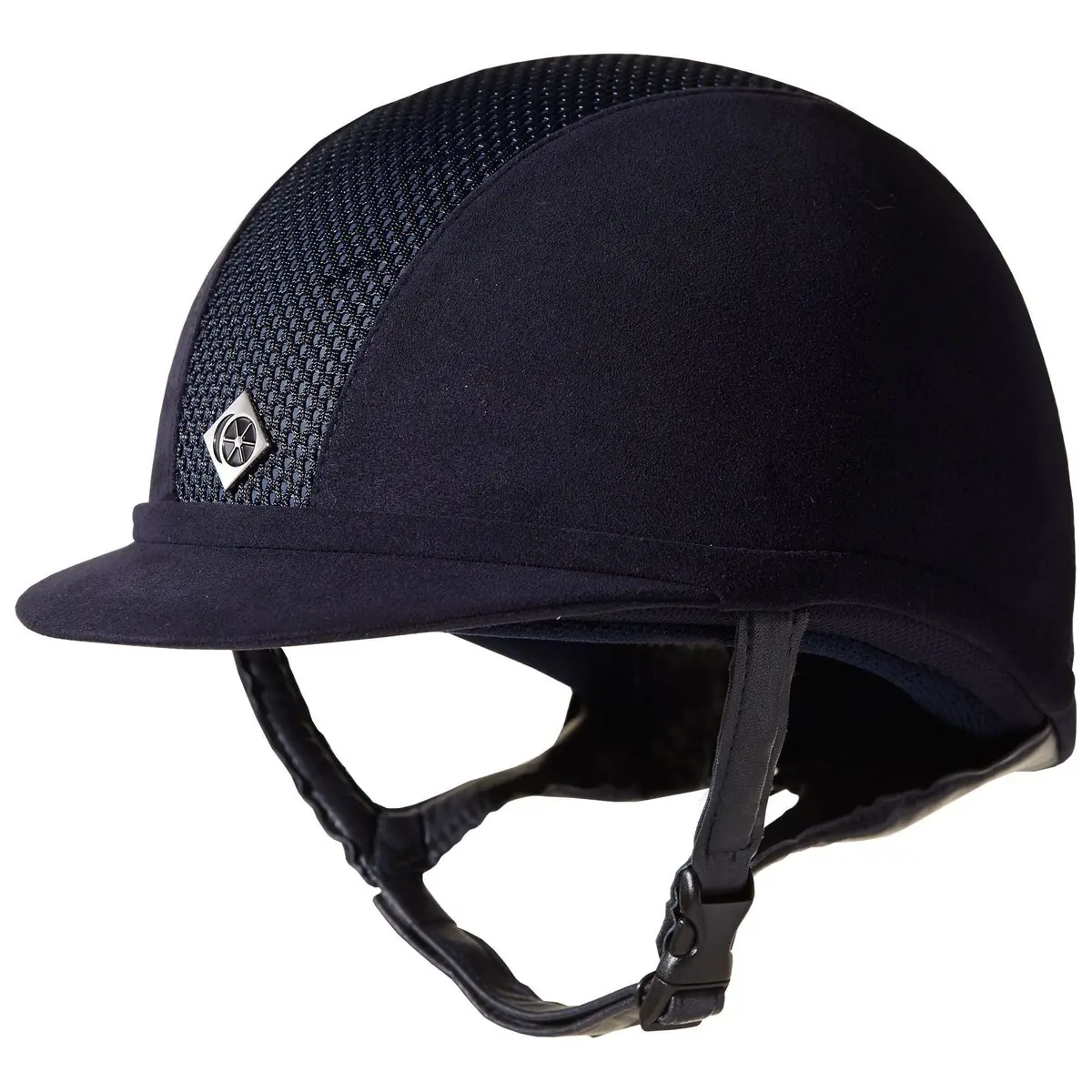 Charles Owen Ayr8 Plus Microfibre Suede - Riding Hats - Navy 1