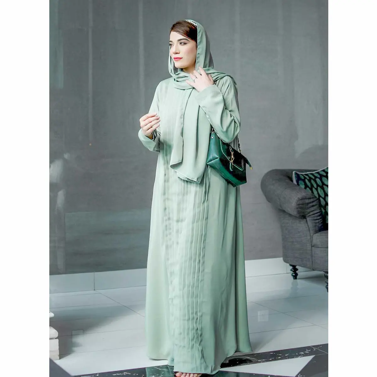 Streak Abaya (Pastel) 1