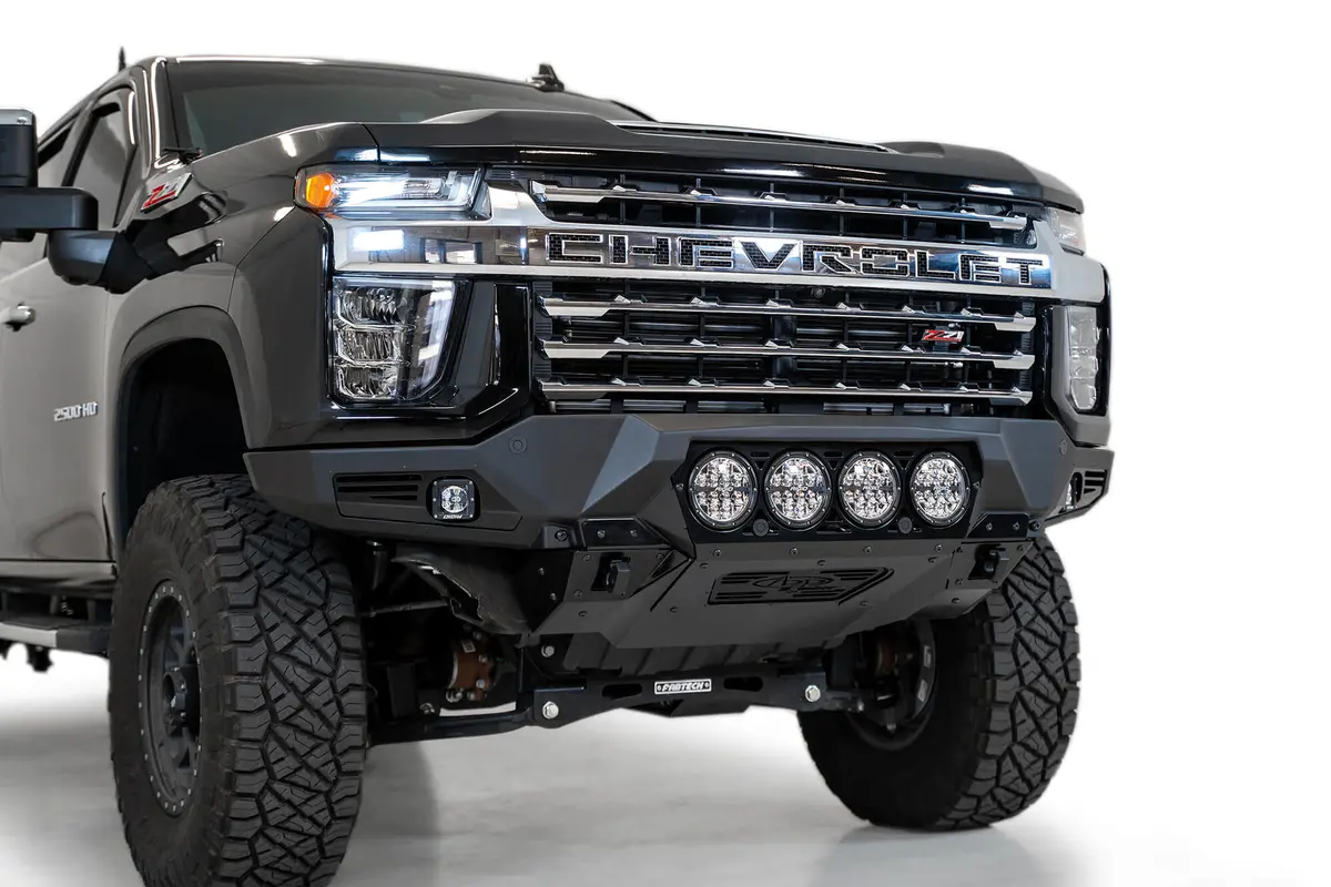 Addictive Desert Designs 2020 - 2023 Chevy 2500/3500 Bomber Front Bumper (Rigid) - F270014110103 1
