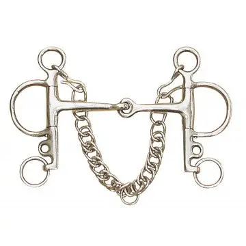 Stainless Steel Jointed Eggbutt Pelham 1