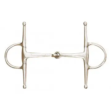 Stainless Steel Medium Weight Eggbutt Full Cheek 1