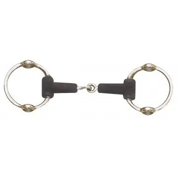Stainless Steel Rubber Mouth Eggbutt Gag 1