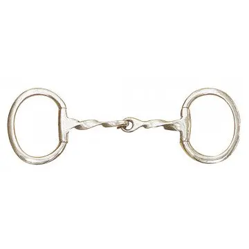 Stainless Steel Twisted Mouth Eggbutt With Flat Rings 1