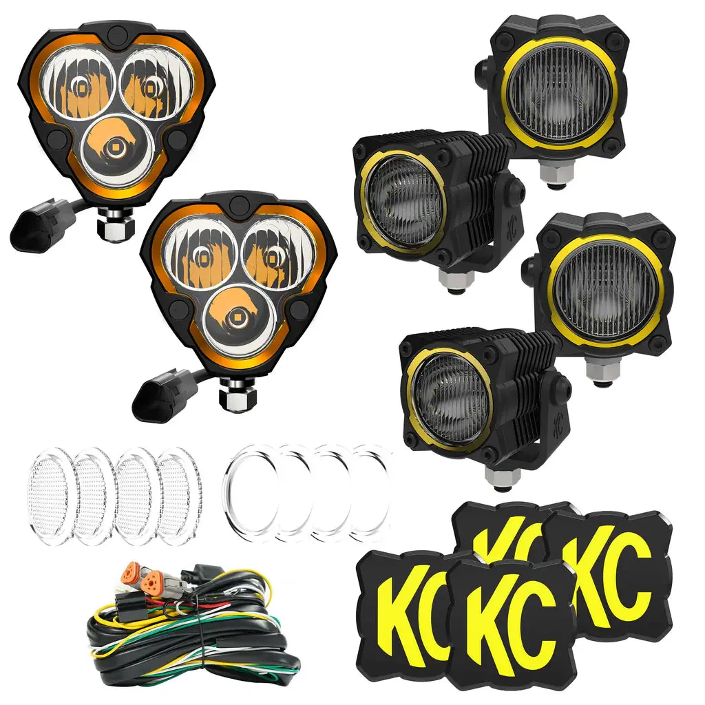 Kc Hilites Hybrid Front Bumper Off-Road Led Light Kit - Gen6 2021+ Ford Bronco - #97170 1