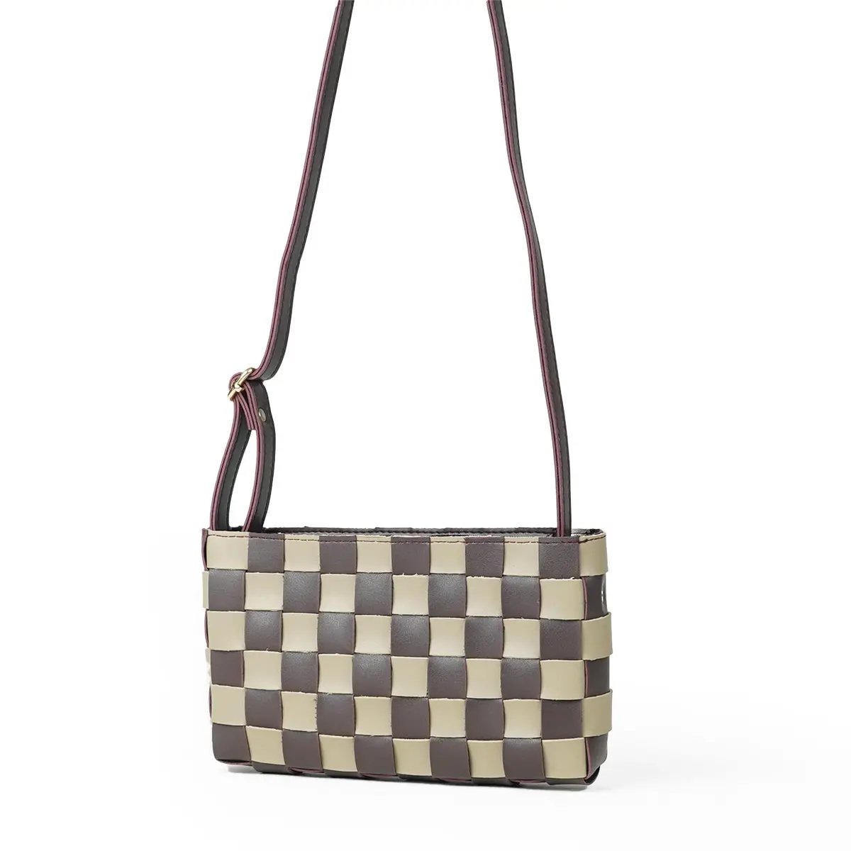 Cot Bag (Maroon & Beige) 1