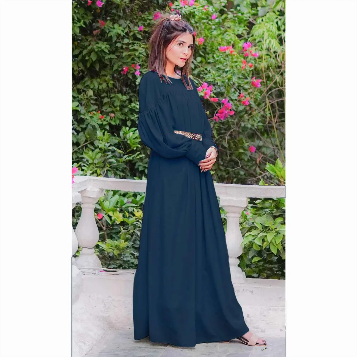 Crinkle Maxi (Blue Color) 1