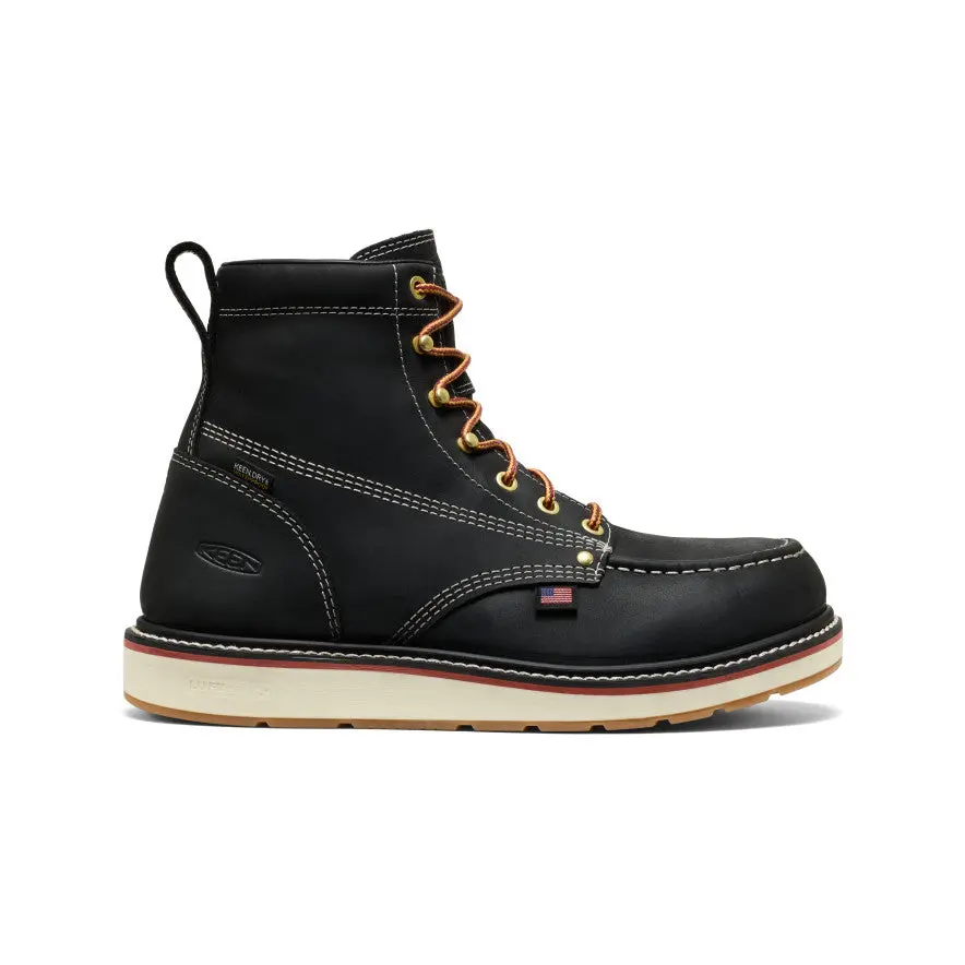 Men's Liberty 6" Waterproof Boot (Carbon Toe)  |  Black/Gum 1
