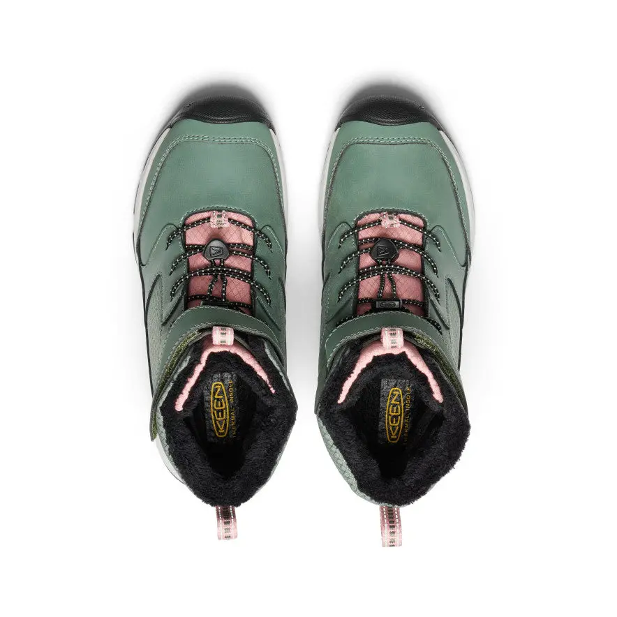 Big Kids' Skua Waterproof Winter Boot | Dark Forest/Rose Elegance 4