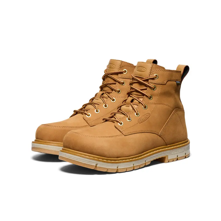 Men's San Jose 6" Waterproof 90° Heel Boot (Aluminum Toe) | Bistre/Gum 2