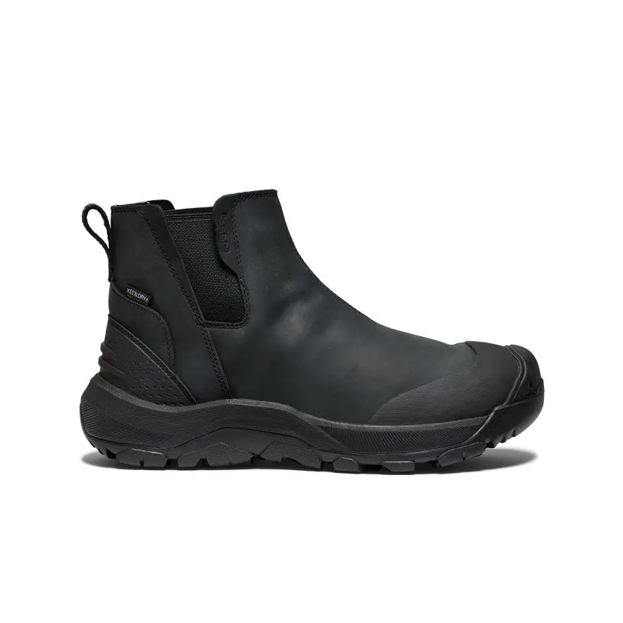 Men's Revel Iv Waterproof Chelsea  |  Black/Black 1