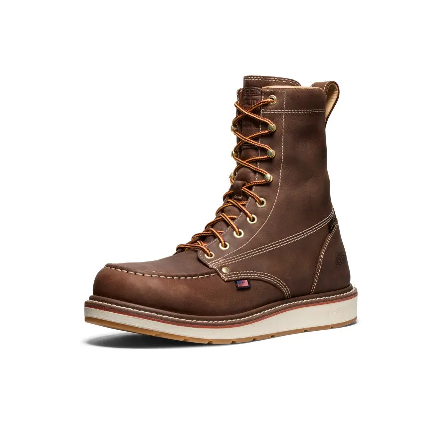 Men's Liberty 8" Waterproof Boot (Carbon Toe) | Chestnut/Gum 3