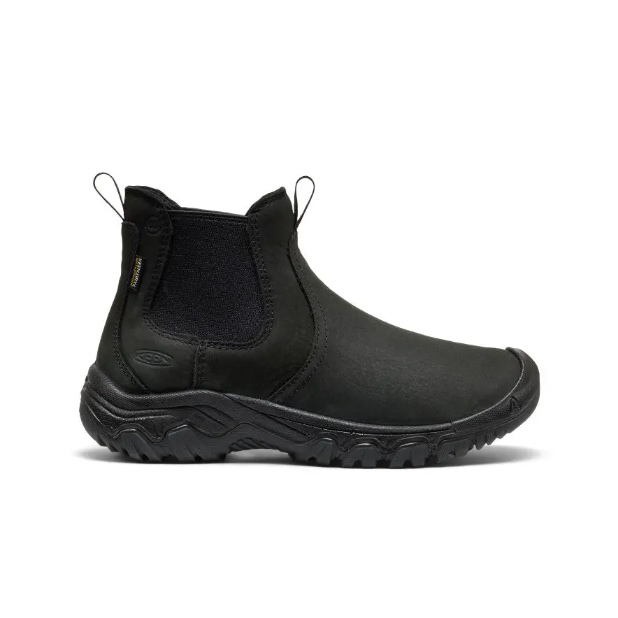 Women's Greta Ii Waterproof Chelsea  |  Black/Black 1