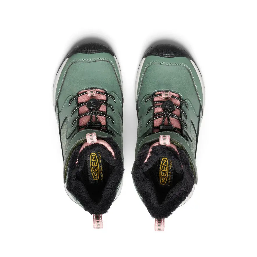 Little Kids' Skua Waterproof Winter Boot | Dark Forest/Rose Elegance 4