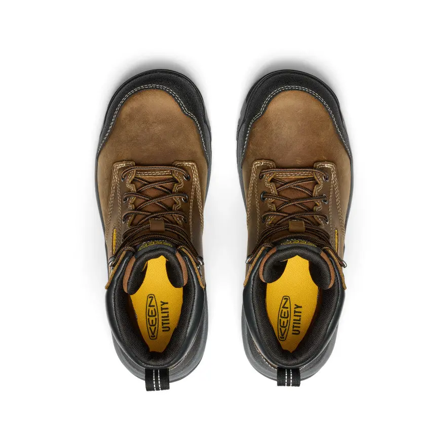 Men's Evanston 6" Waterproof Boot (Soft Toe) | Bison/Black 4