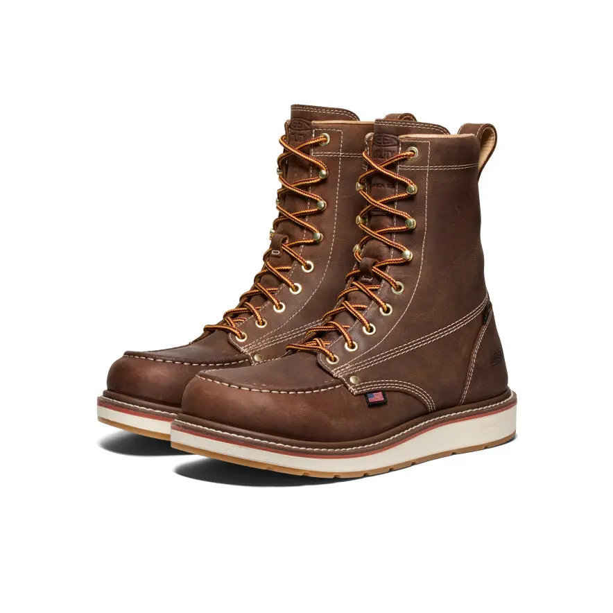 Men's Liberty 8" Waterproof Boot (Carbon Toe) | Chestnut/Gum 2