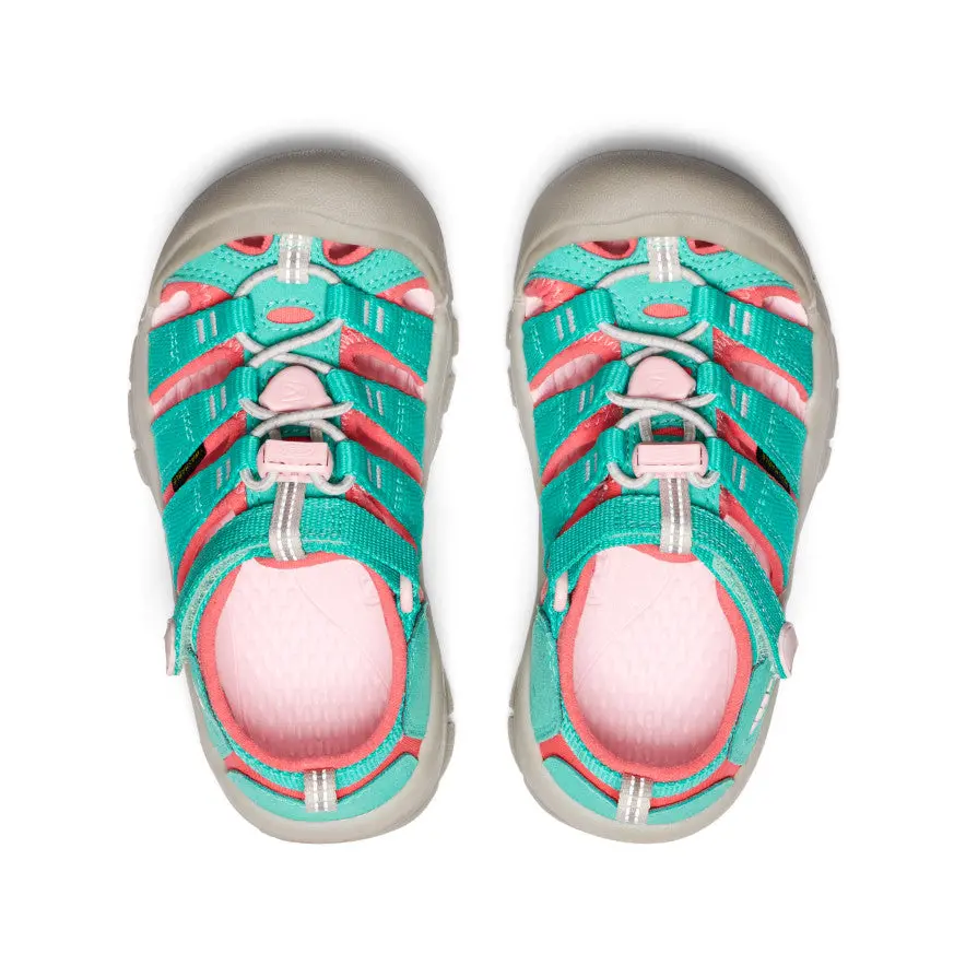 Little Kids' Newport H2 | Bright Aqua/Giggle Pink 4