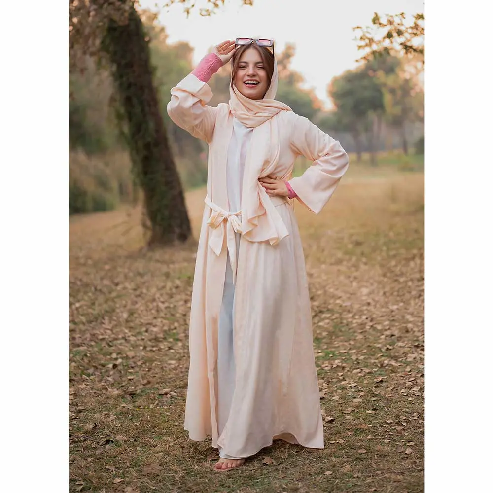 Abaya (Light Peach Color) 1