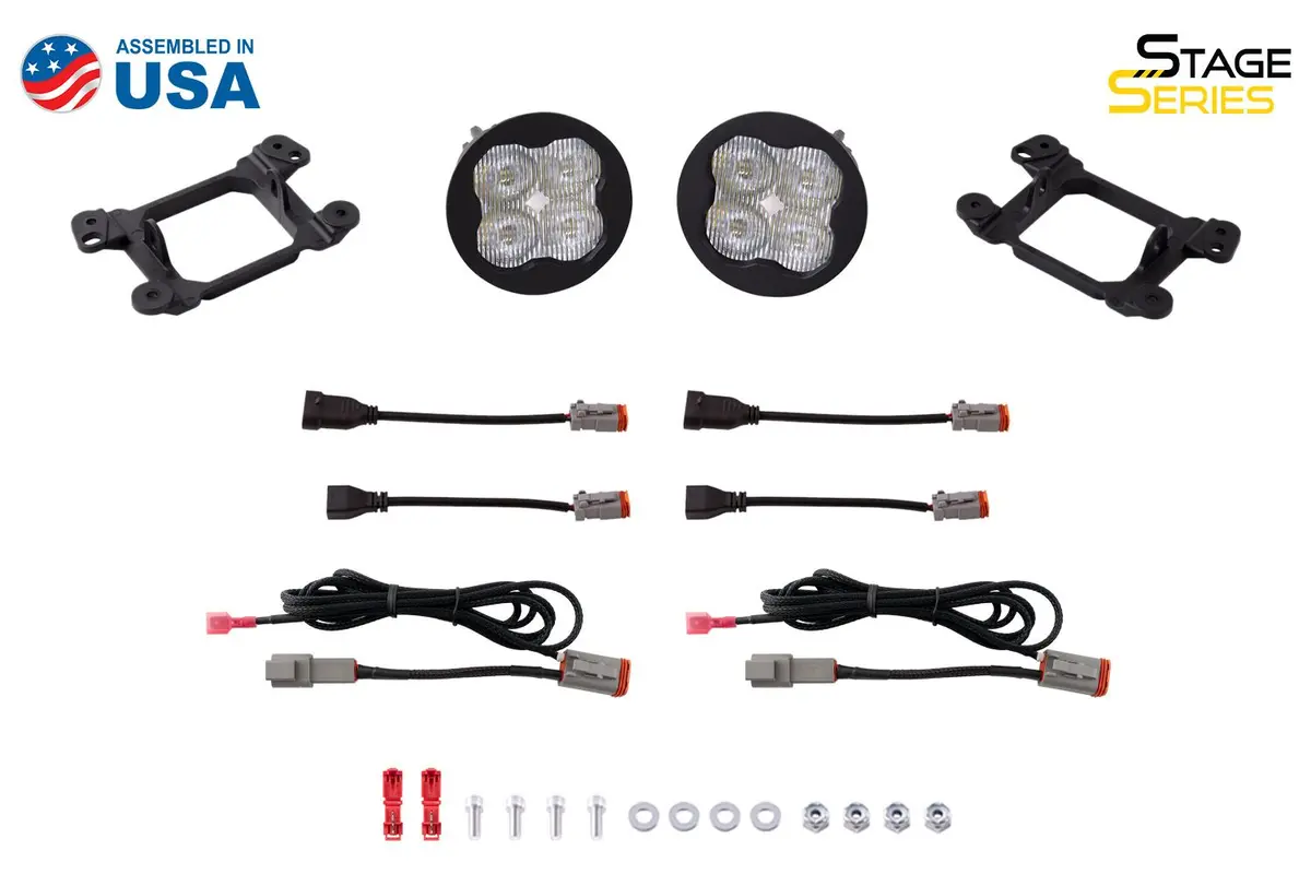 Ss3 Led Fog Light Kit For 2007-2018 Jeep Jk Wrangler (W/ Amber Backlights) 6