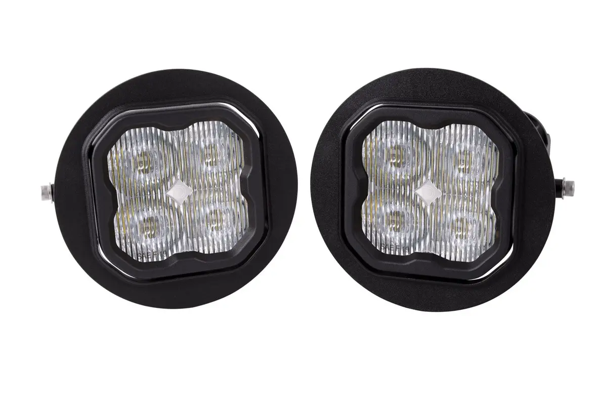 Ss3 Led Fog Light Kit For 2008-2010 Dodge Viper And 2007-2013 Toyota Tundra (W/ Amber Backlights) 5