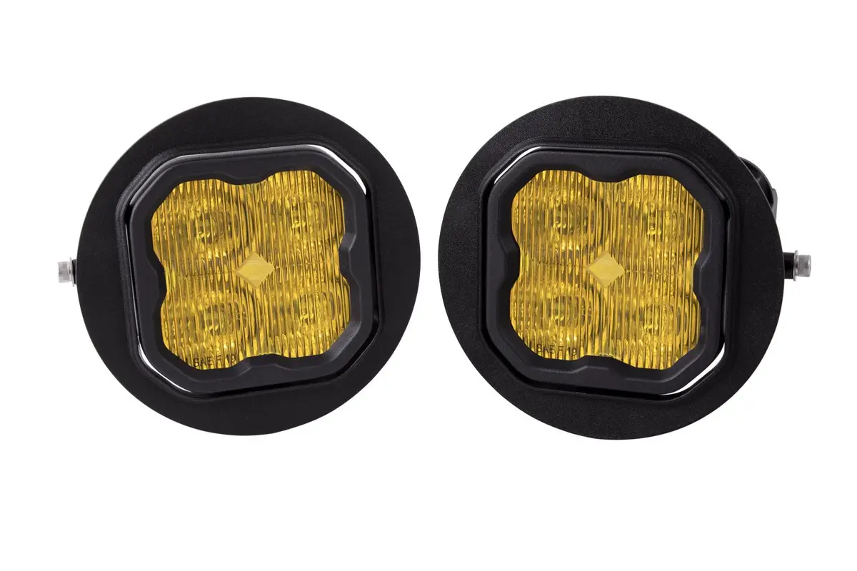 Ss3 Led Fog Light Kit For 2008-2010 Dodge Viper And 2007-2013 Toyota Tundra (W/ Amber Backlights) 6