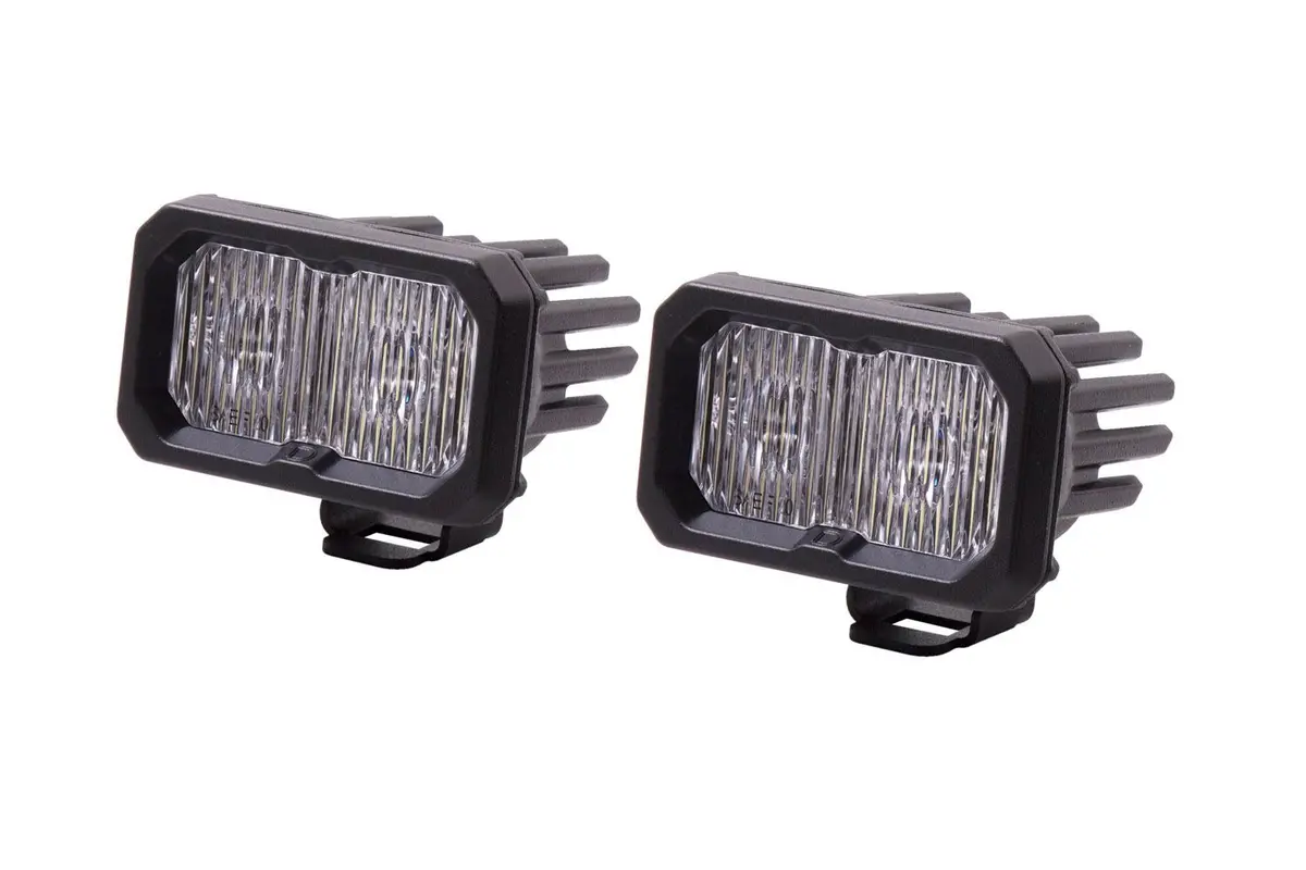 Diode Dynamics Ssc2 Stage Series 2" Pro White Standard Led Pod (Pair) (Backlit) (Ver 1.0) 6
