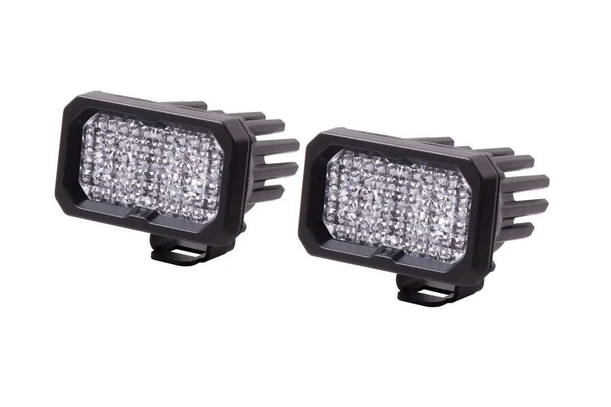 Diode Dynamics Ssc2 Stage Series 2" Pro White Standard Led Pod (Pair) (Backlit) (Ver 1.0) 3