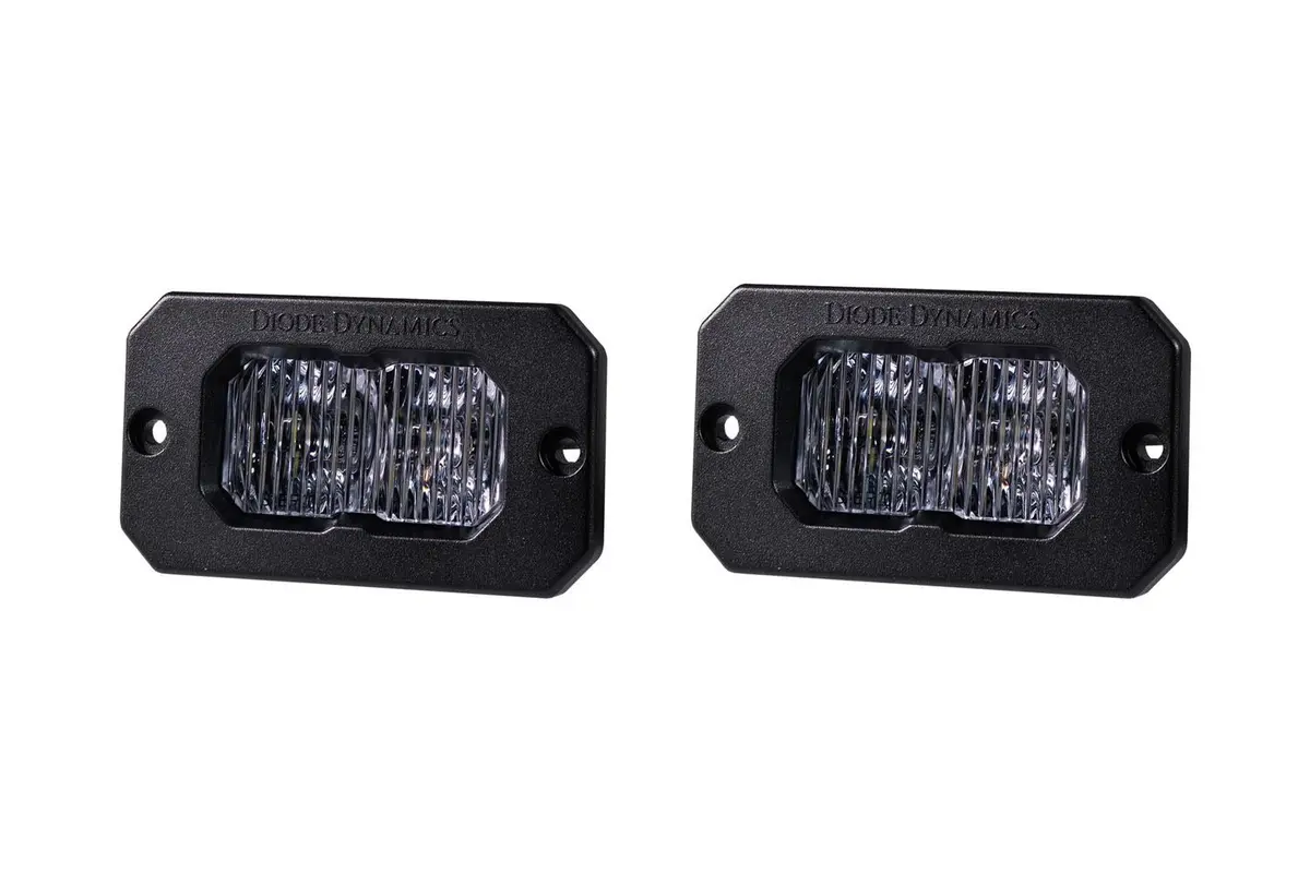 Diode Dynamics Stage Series 2" White Sport Flush Mount Led Pod (Pair) 5