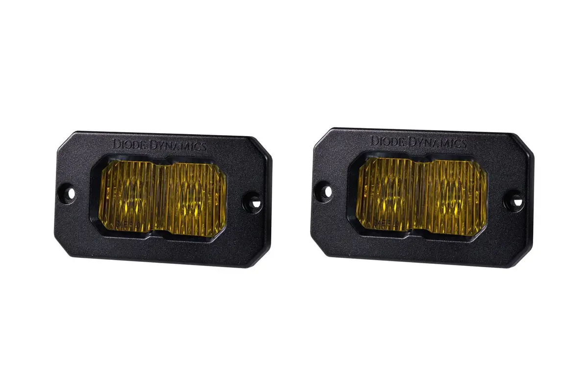 Diode Dynamics Ssc2 Stage Series 2" Amber Flush Mount Led Pod (Pair) 3