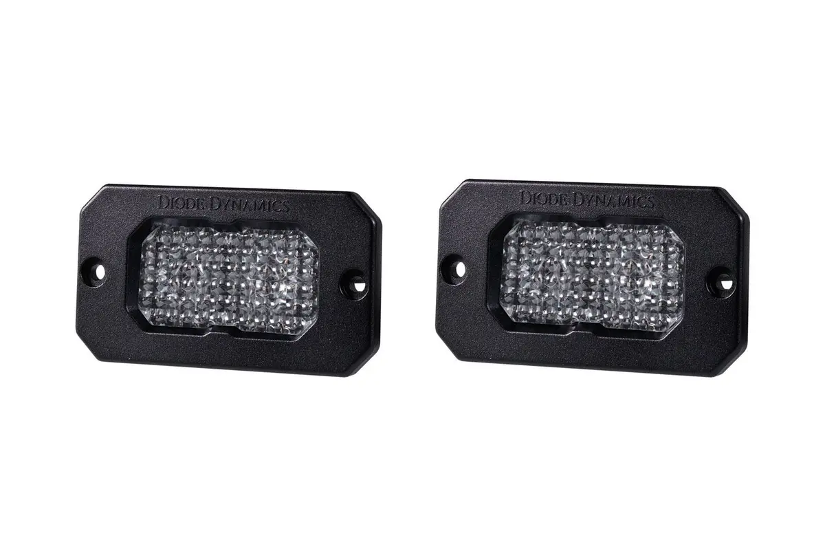 Diode Dynamics Stage Series 2" White Sport Flush Mount Led Pod (Pair) 9