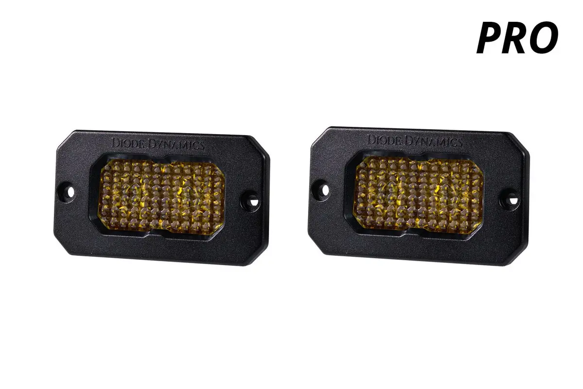 Diode Dynamics Ssc2 Stage Series 2" Amber Flush Mount Led Pod (Pair) 6
