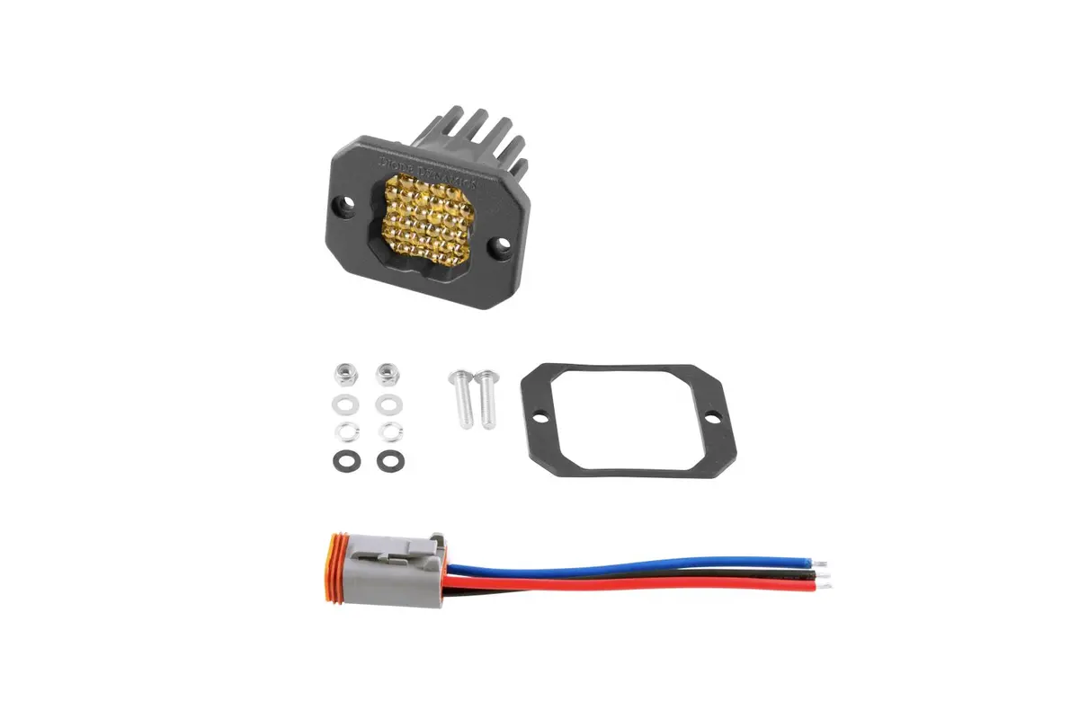 Stage Series C1 Yellow Pro Flush Mount Led Pod (One) 2