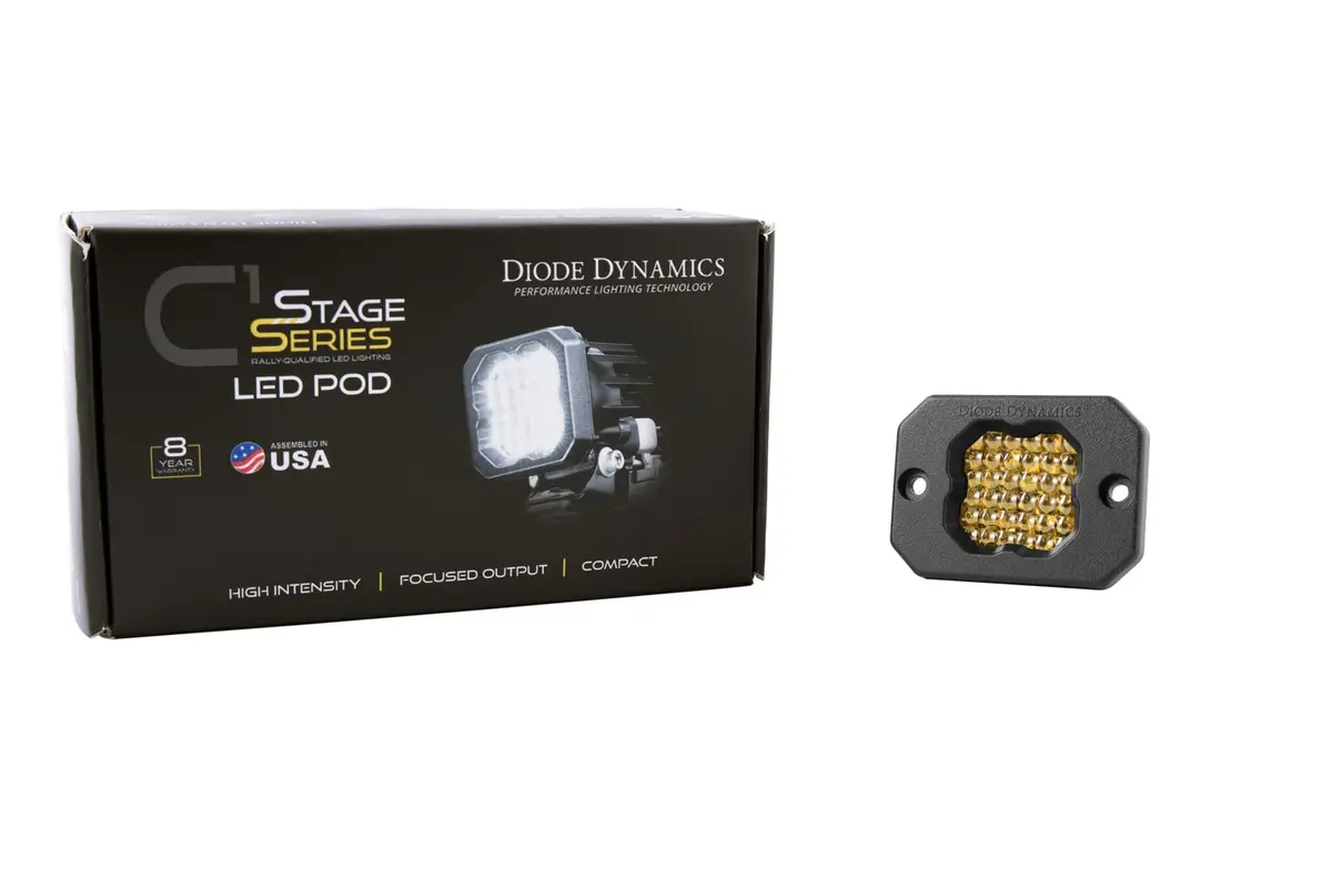 Stage Series C1 Yellow Sport Flush Mount Led Pod (One) 2